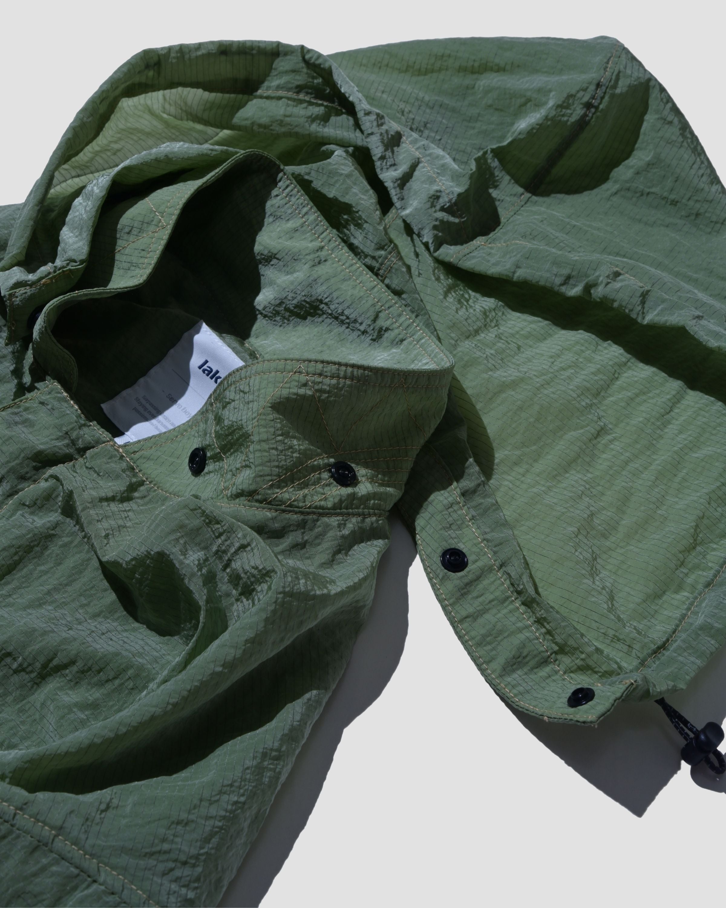 LAKH X RAD Transparent Ripstop Field Jacket - Mist Green