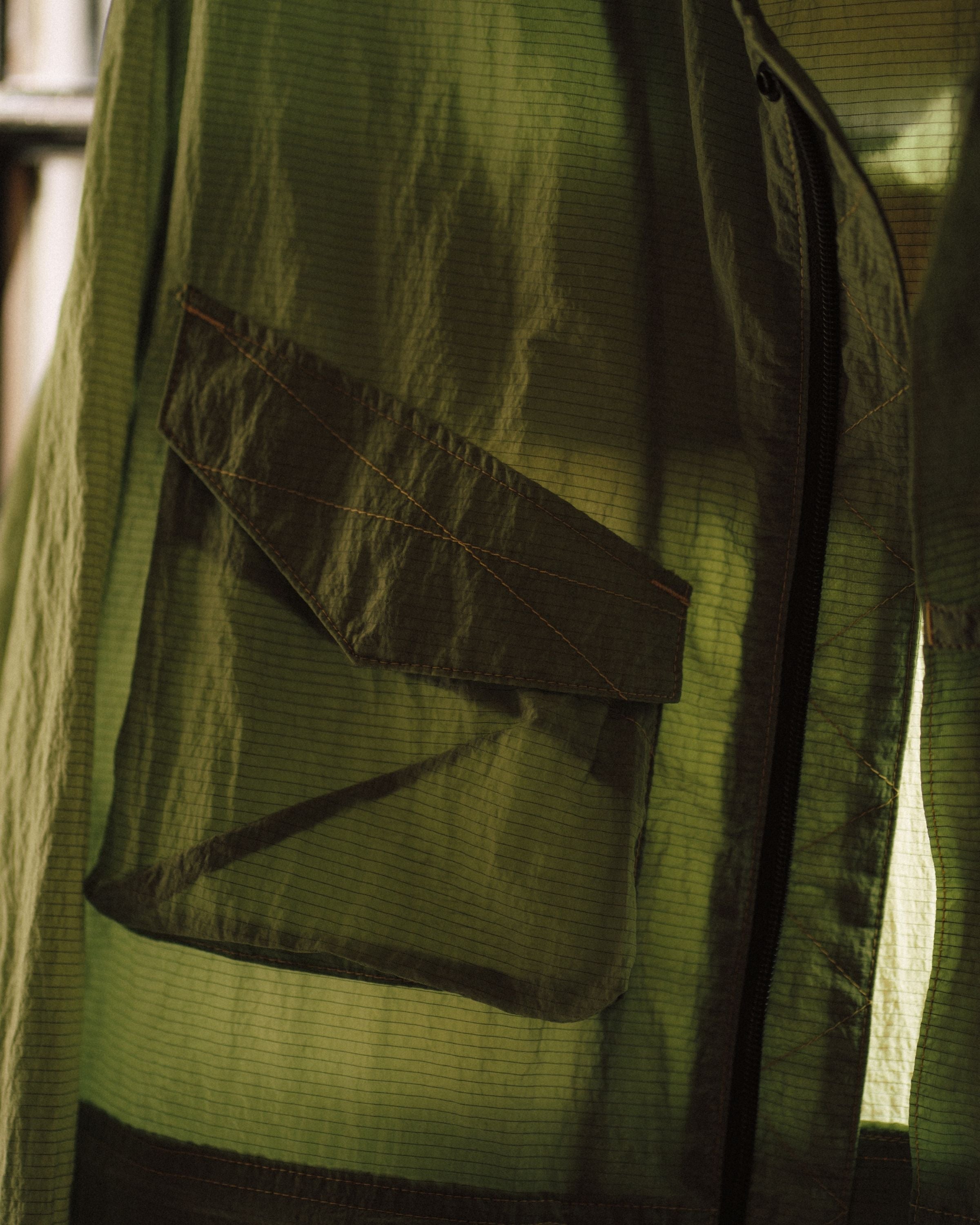 LAKH X RAD Transparent Ripstop Field Jacket - Mist Green
