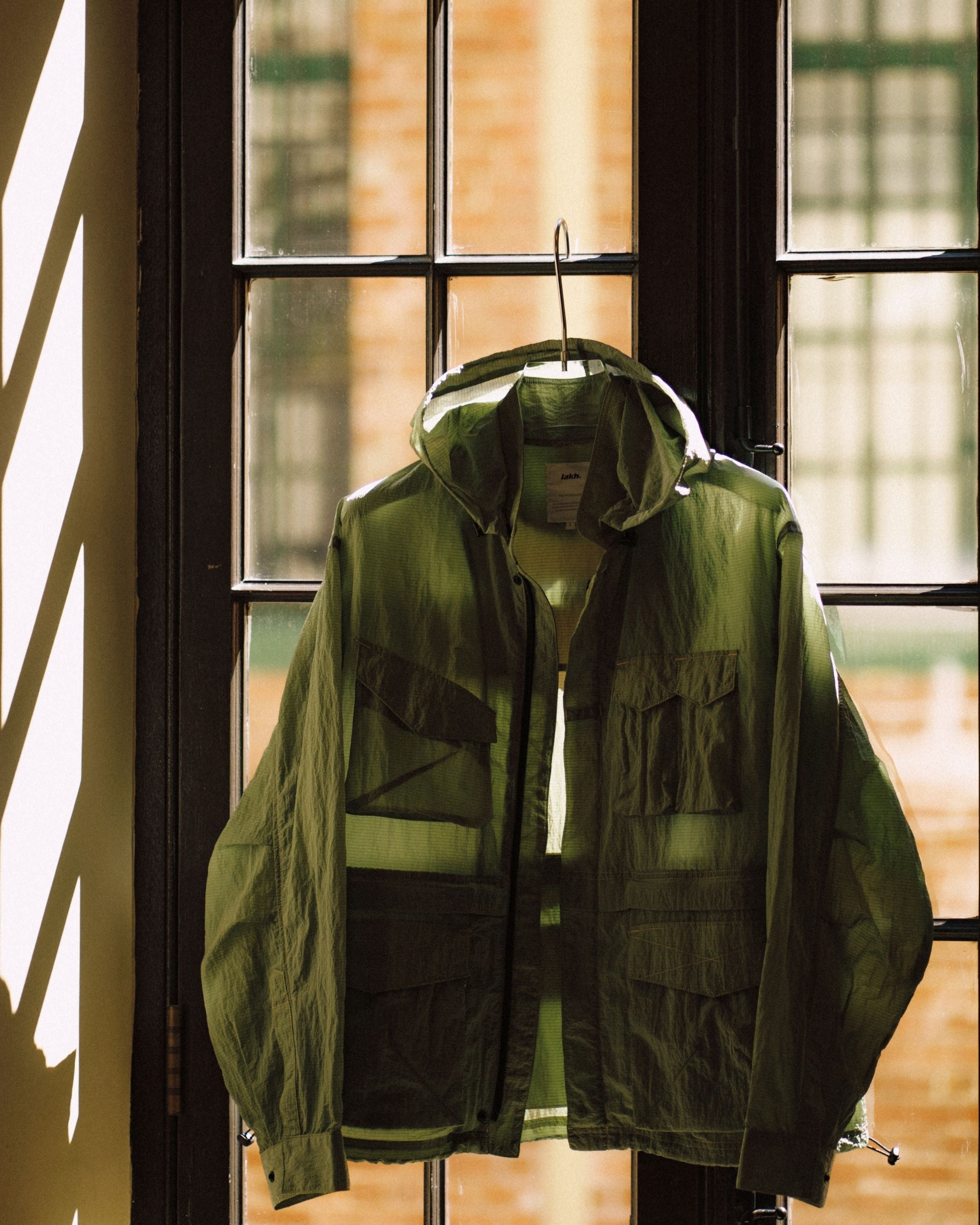 LAKH X RAD Transparent Ripstop Field Jacket - Mist Green