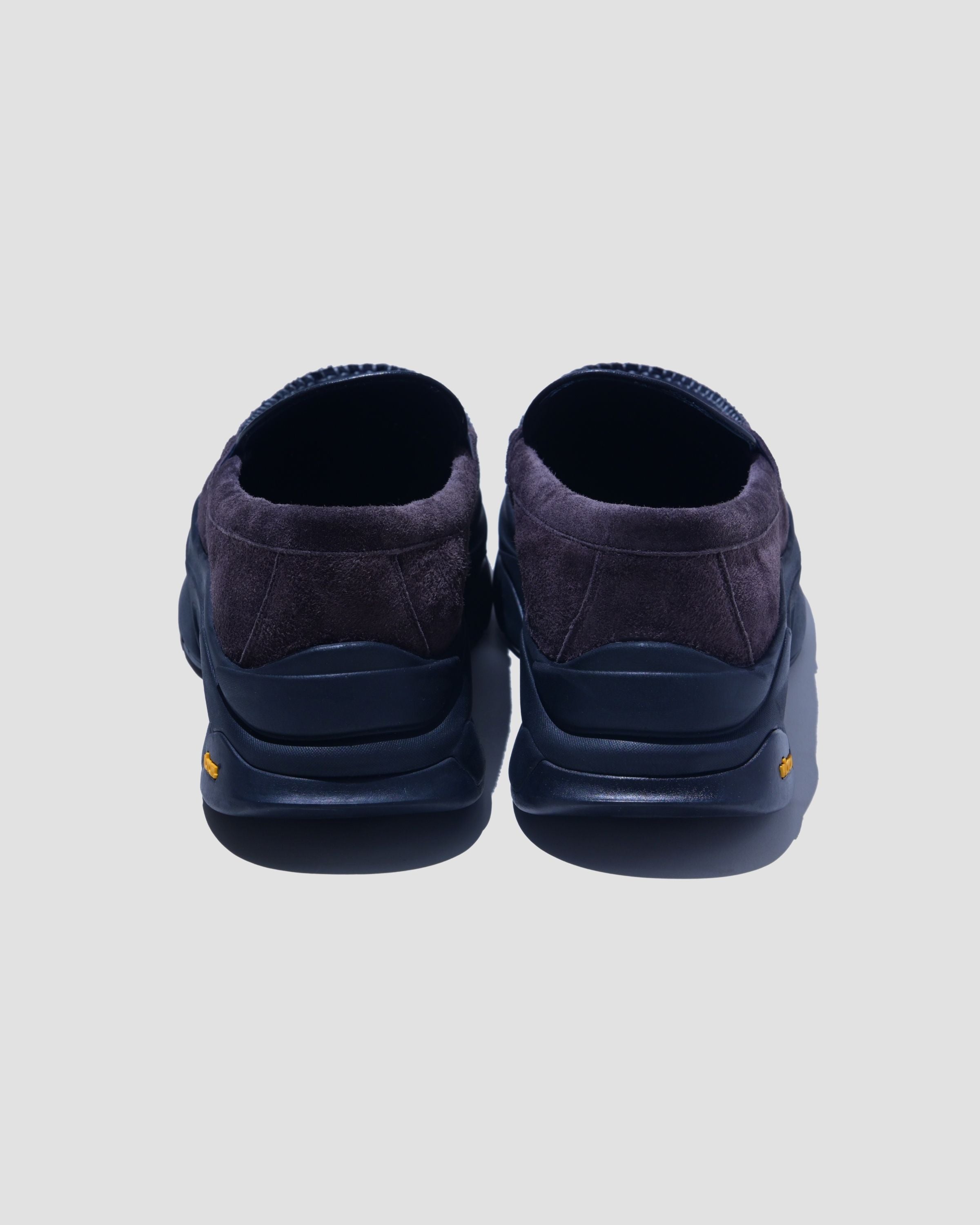 LAKH x RAD "CALE" Penny Loafers - Dark Grey/ Black