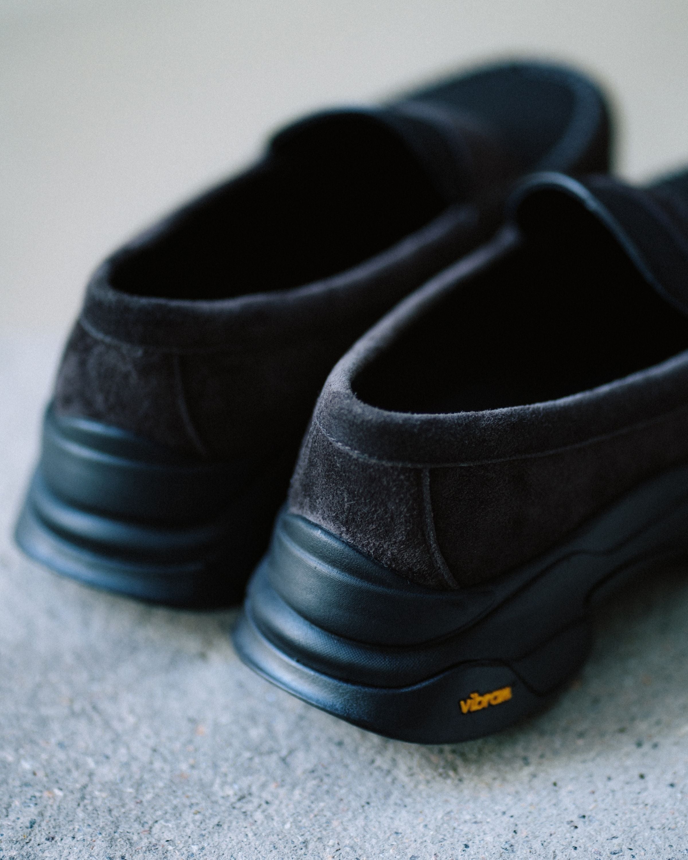 LAKH x RAD "CALE" Penny Loafers - Dark Grey/ Black