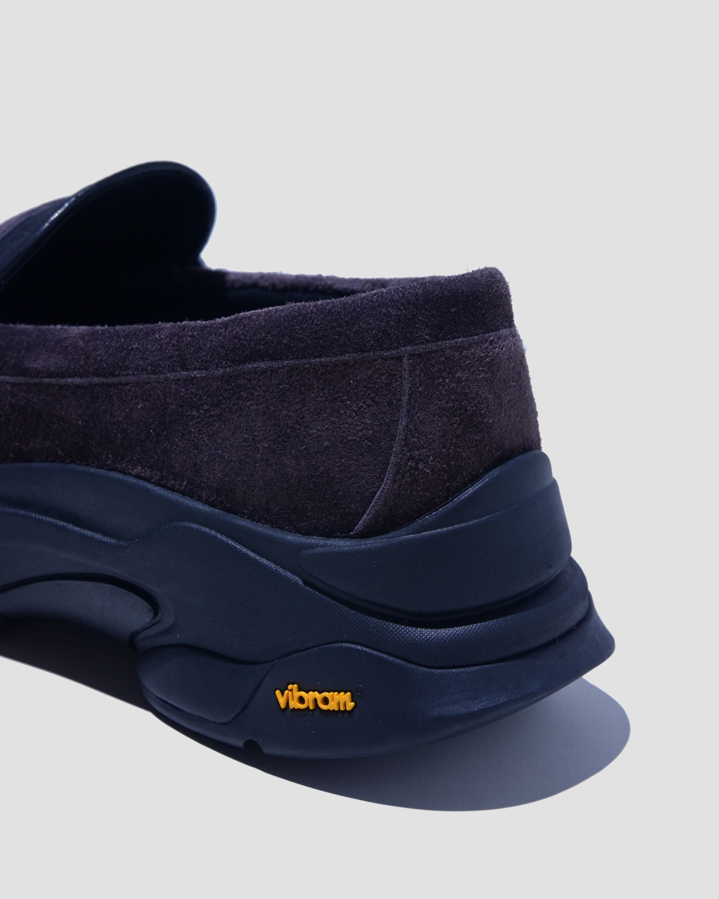 LAKH x RAD "CALE" Penny Loafers - Dark Grey/ Black