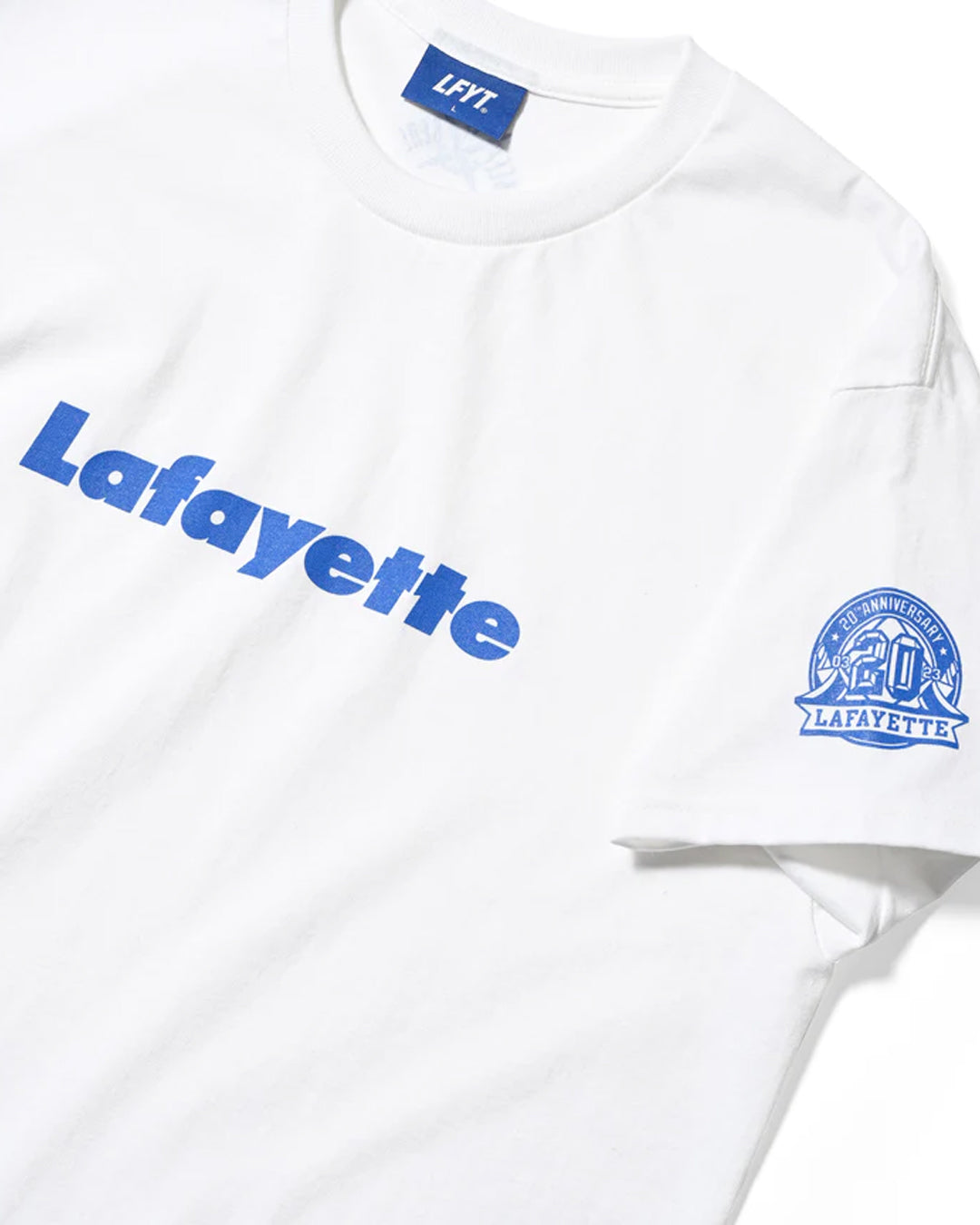 LFYT Lafayette Logo Tee 20TH Anniversary Edition - White