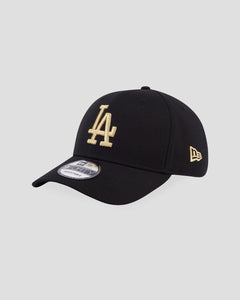 New Era Nos Gold Los Angeles Dodgers 9FORTY Cap - Black