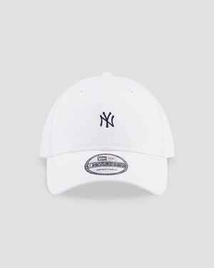 New Era MLB Micro Logo New York Yankees 9TWENTY Cap - White