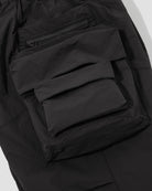 Patch Pockets Utility Pants - Black