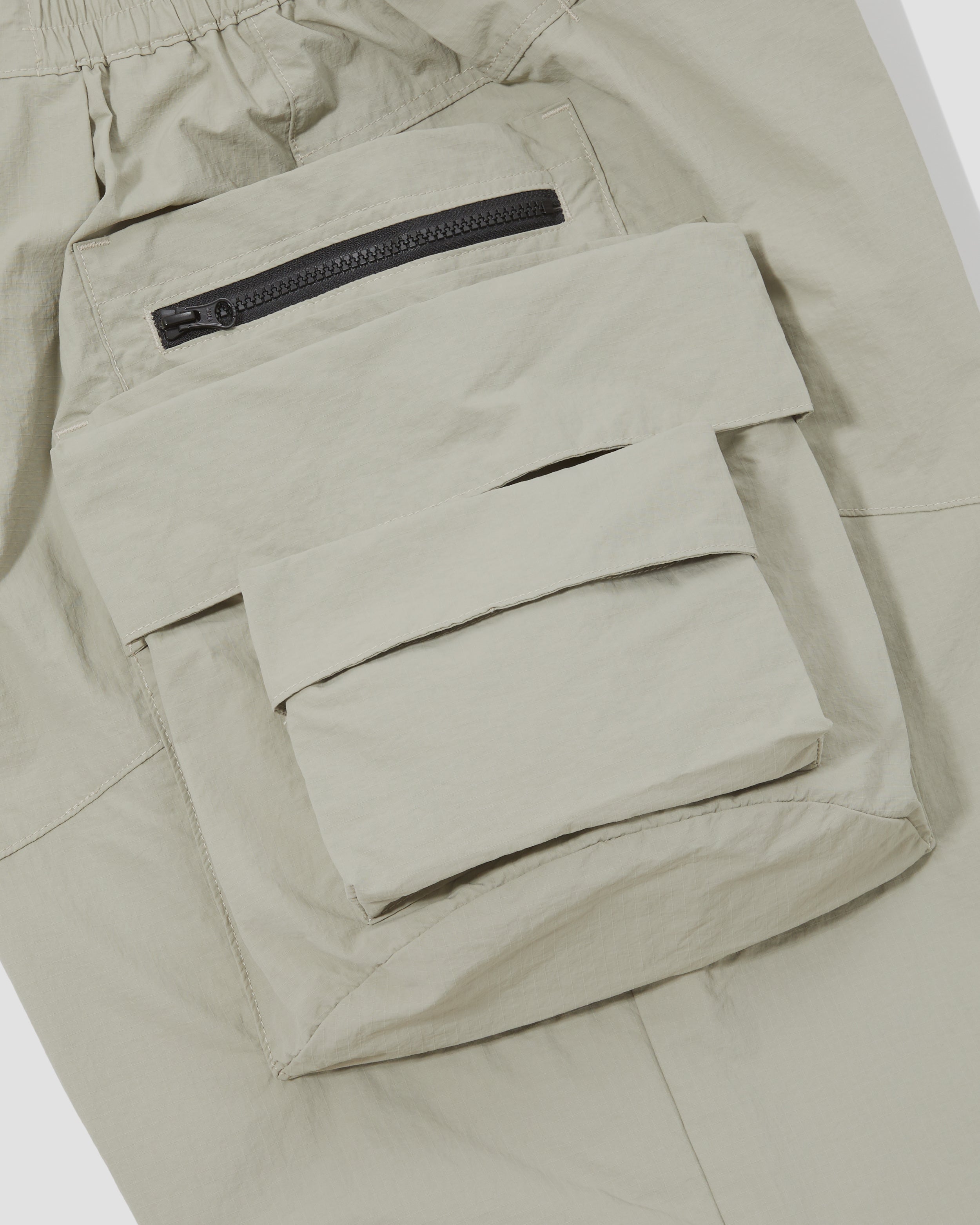 Patch Pockets Utility Pants - Sand