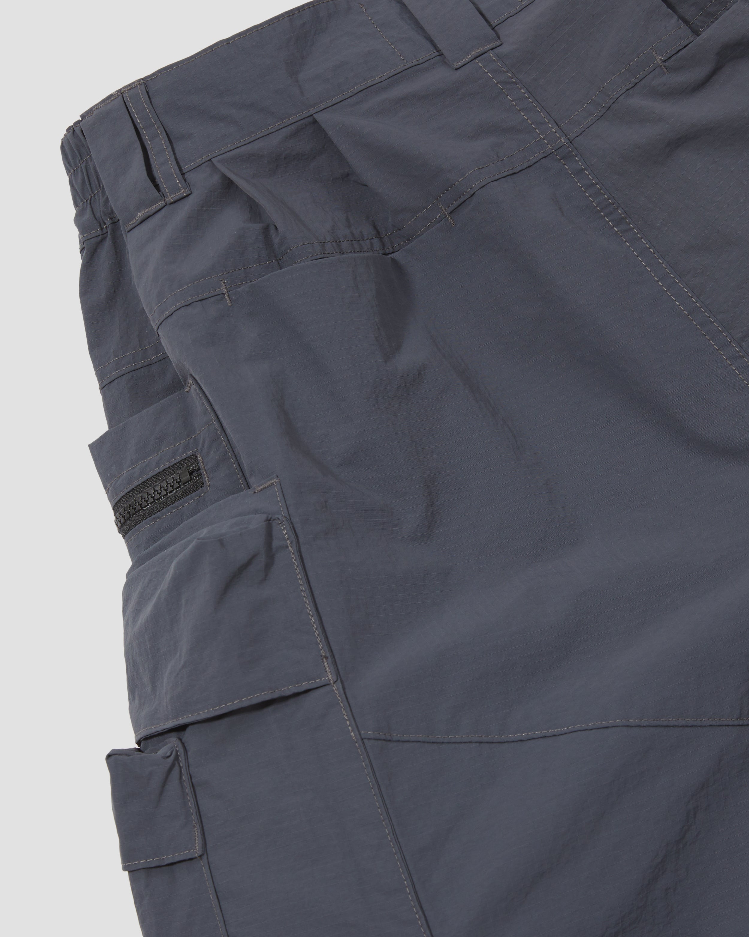 Patch Pockets Utility Pants - Steel Blue