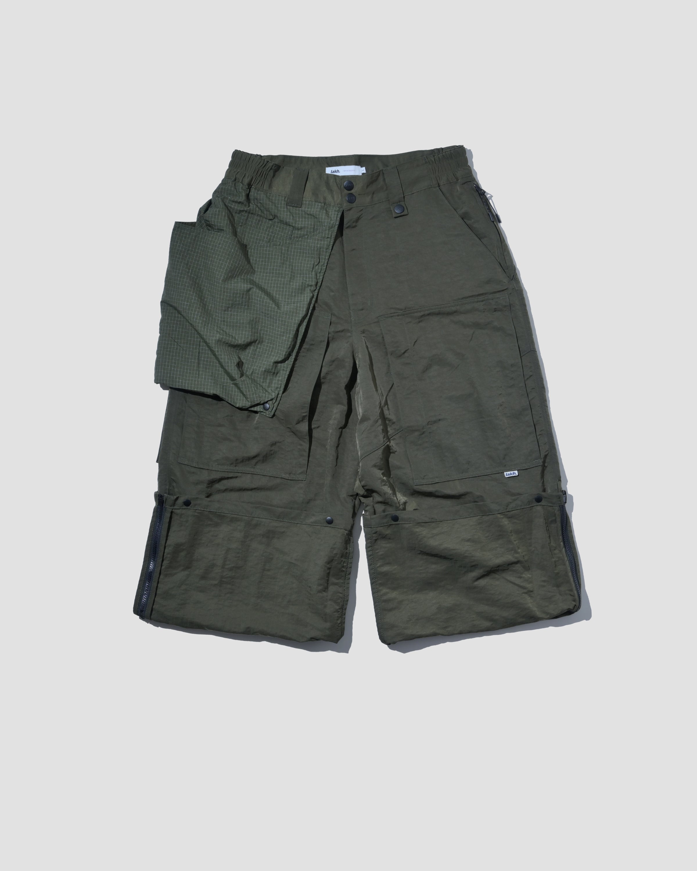 Reformed Heli-Crew Flared Pants - Olive