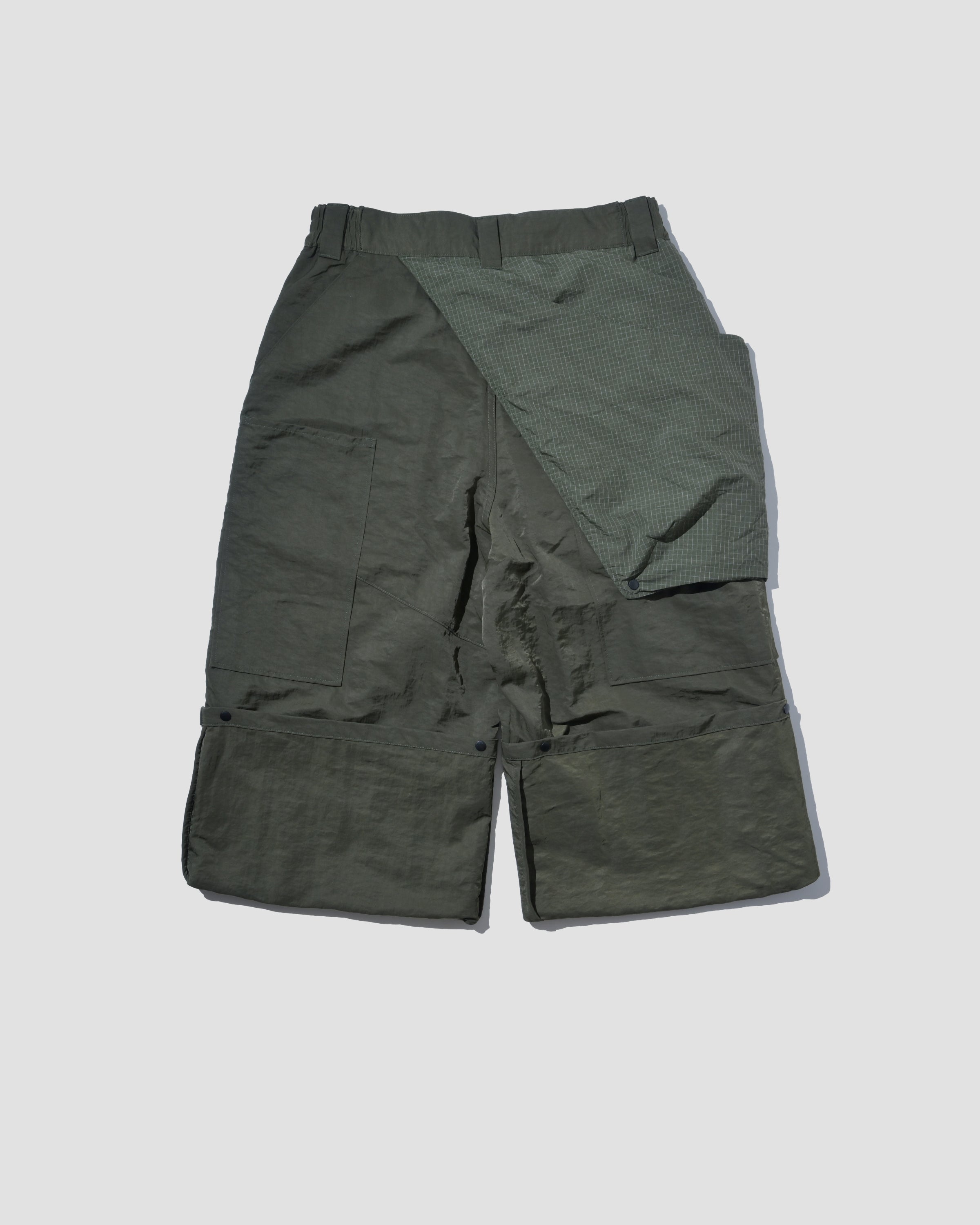 Reformed Heli-Crew Flared Pants - Olive