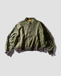 Reversible MA-1 Jacket - Green / Mustard