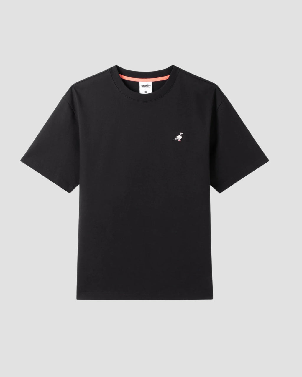 STAPLE EMB PIGEON TEE - Black