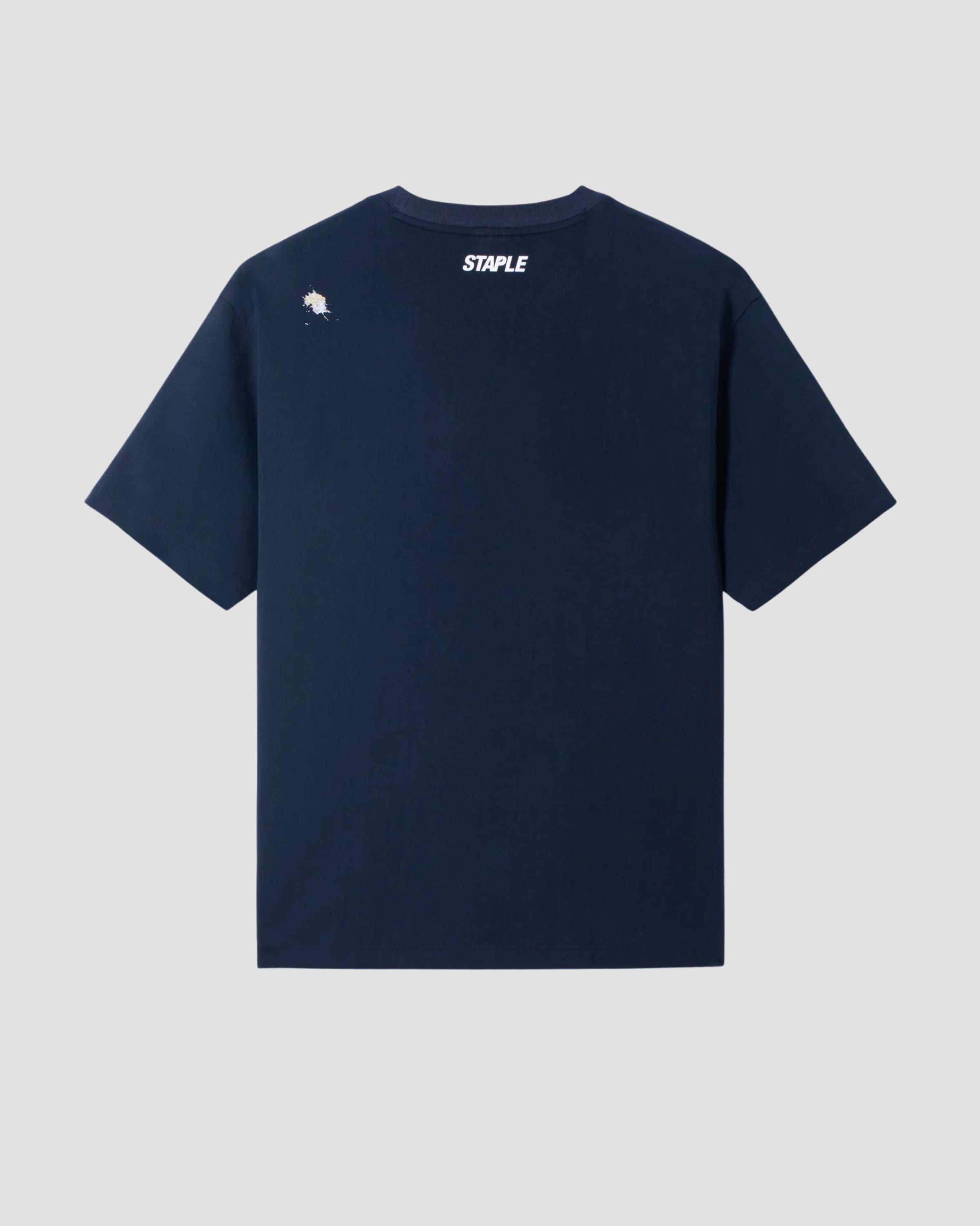 STAPLE EMB PIGEON TEE - Navy