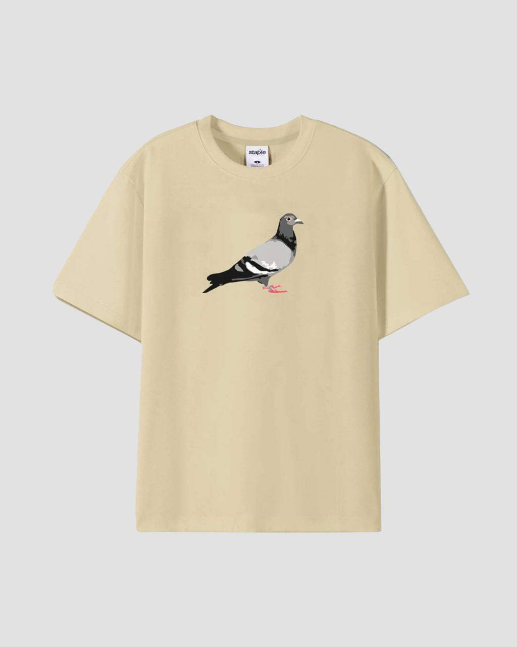 STAPLE PIGEON LOGO TEE - Stone