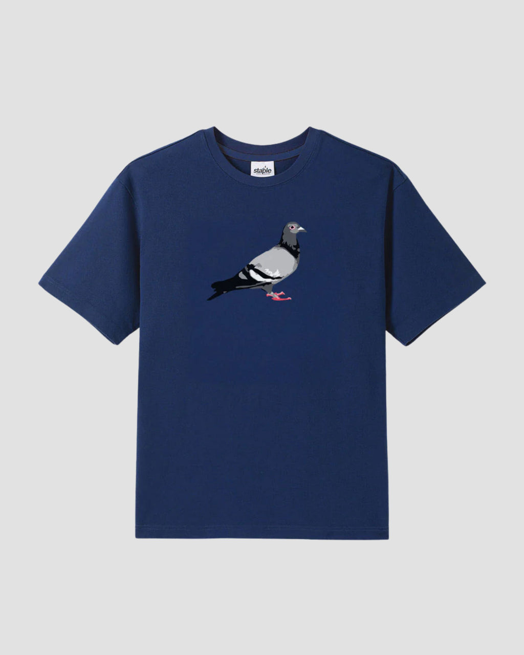 STAPLE PIGEON LOGO TEE - Navy
