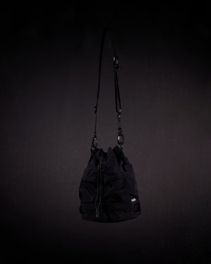 Six Pockets Shoulder Bag - Black