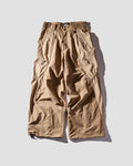 Slanted-Zipper Track Pants - Khaki