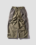 Slanted-Zipper Track Pants - Army Green