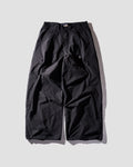 Slanted-Zipper Track Pants - Black