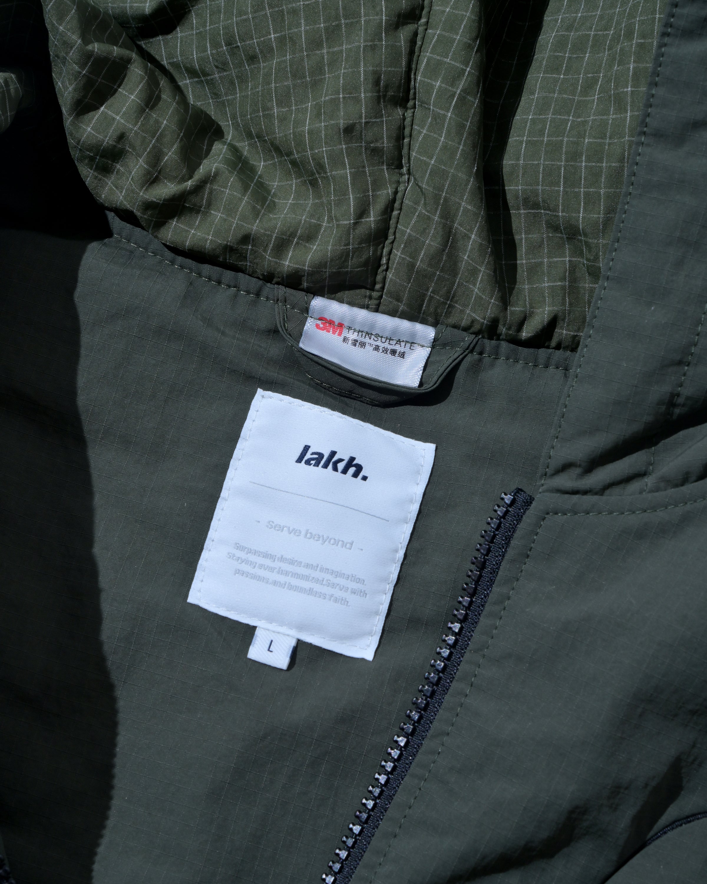 Transformed 3M™ Thinsulate™ Half Jacket  - Olive