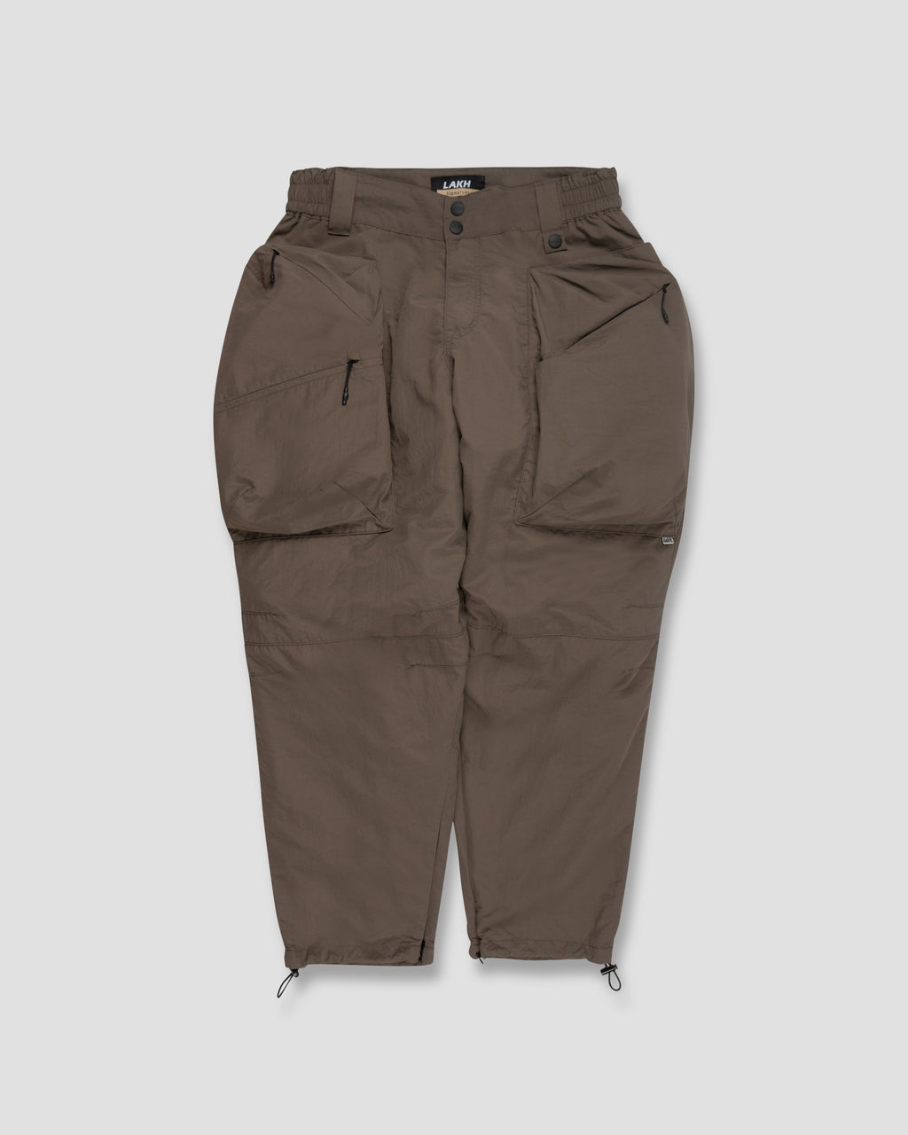 Trapezoid Pockets Utility Pants - Olive