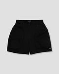 Trapezoid Pockets Utility Shorts - Black