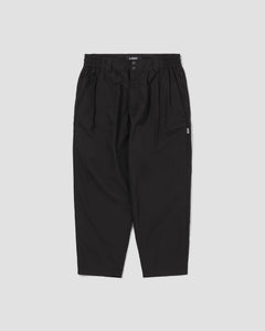 Lightweight Baggy Tapered Pants - Black