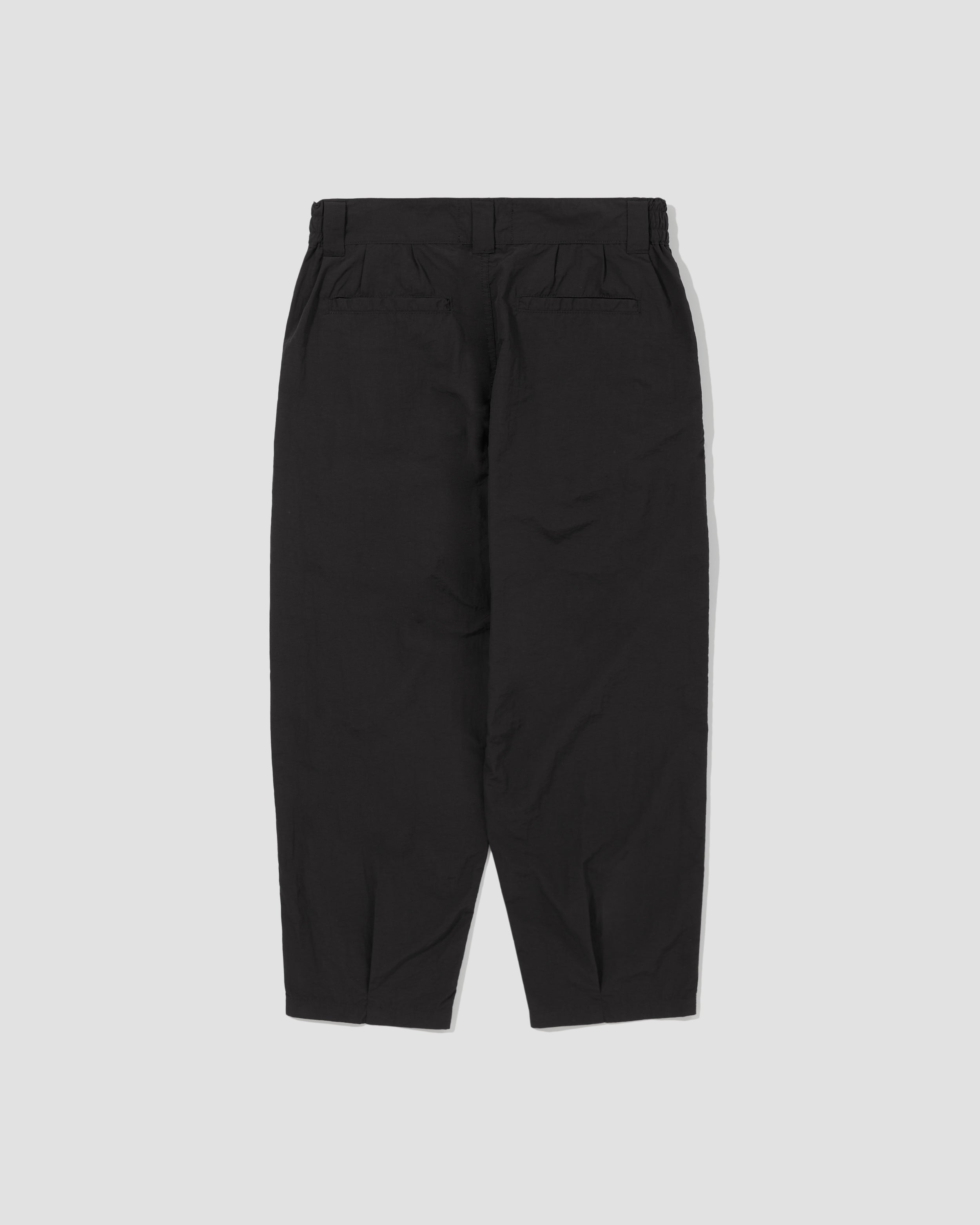 Lightweight Baggy Tapered Pants - Black