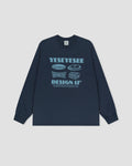 YESEYESEE Y.E.S Hardware L/S Tee - Light Navy
