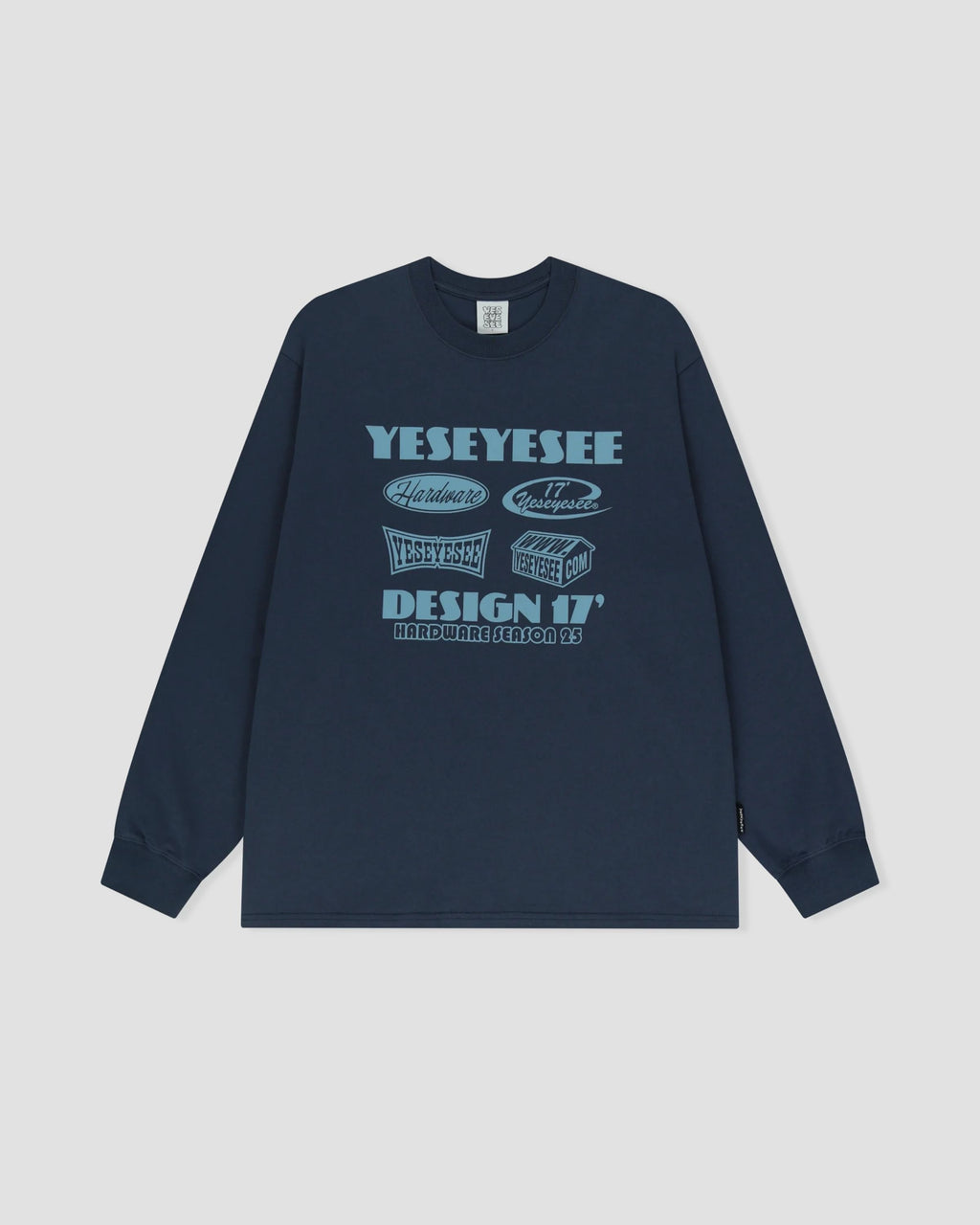 YESEYESEE Y.E.S Hardware L/S Tee - Light Navy