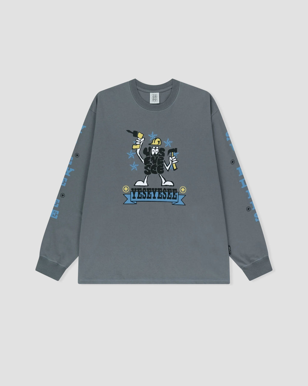 YESEYESEE Y.E.S Supplies L/S Tee - Dark Grey