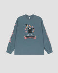 YESEYESEE Y.E.S Supplies L/S Tee - Smoky Blue