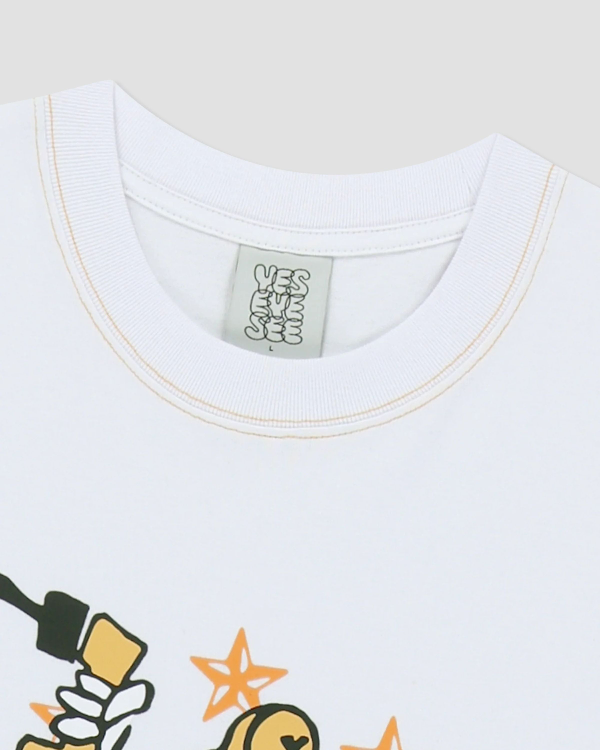 YESEYESEE Y.E.S Supplies L/S Tee - White