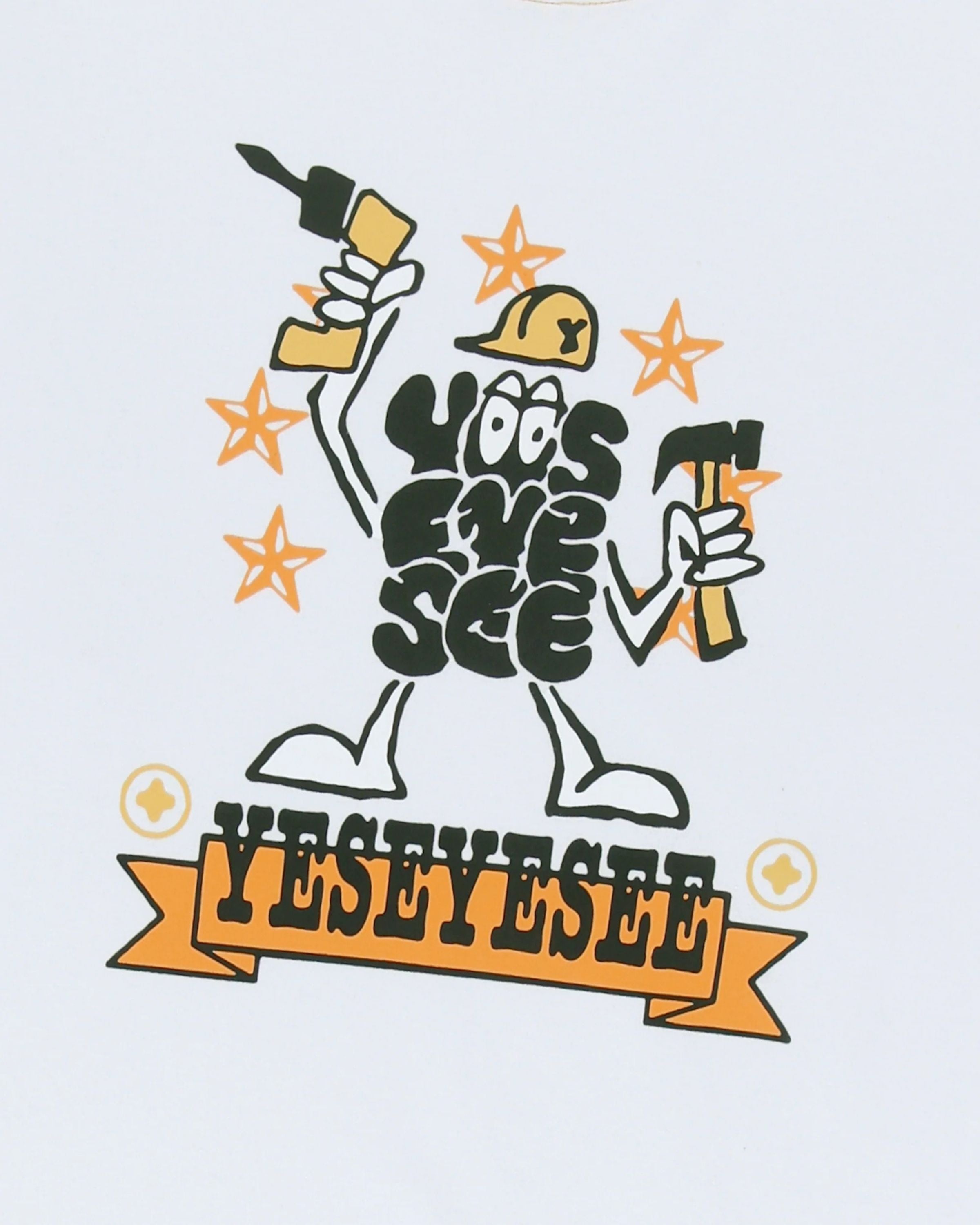 YESEYESEE Y.E.S Supplies L/S Tee - White