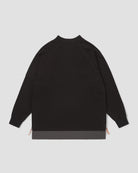 Zipper Layer L/S Tee - Black