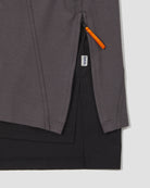 Zipper Layer L/S Tee - Grey
