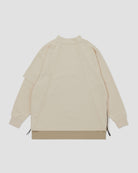 Zipper Layer L/S Tee - Sand