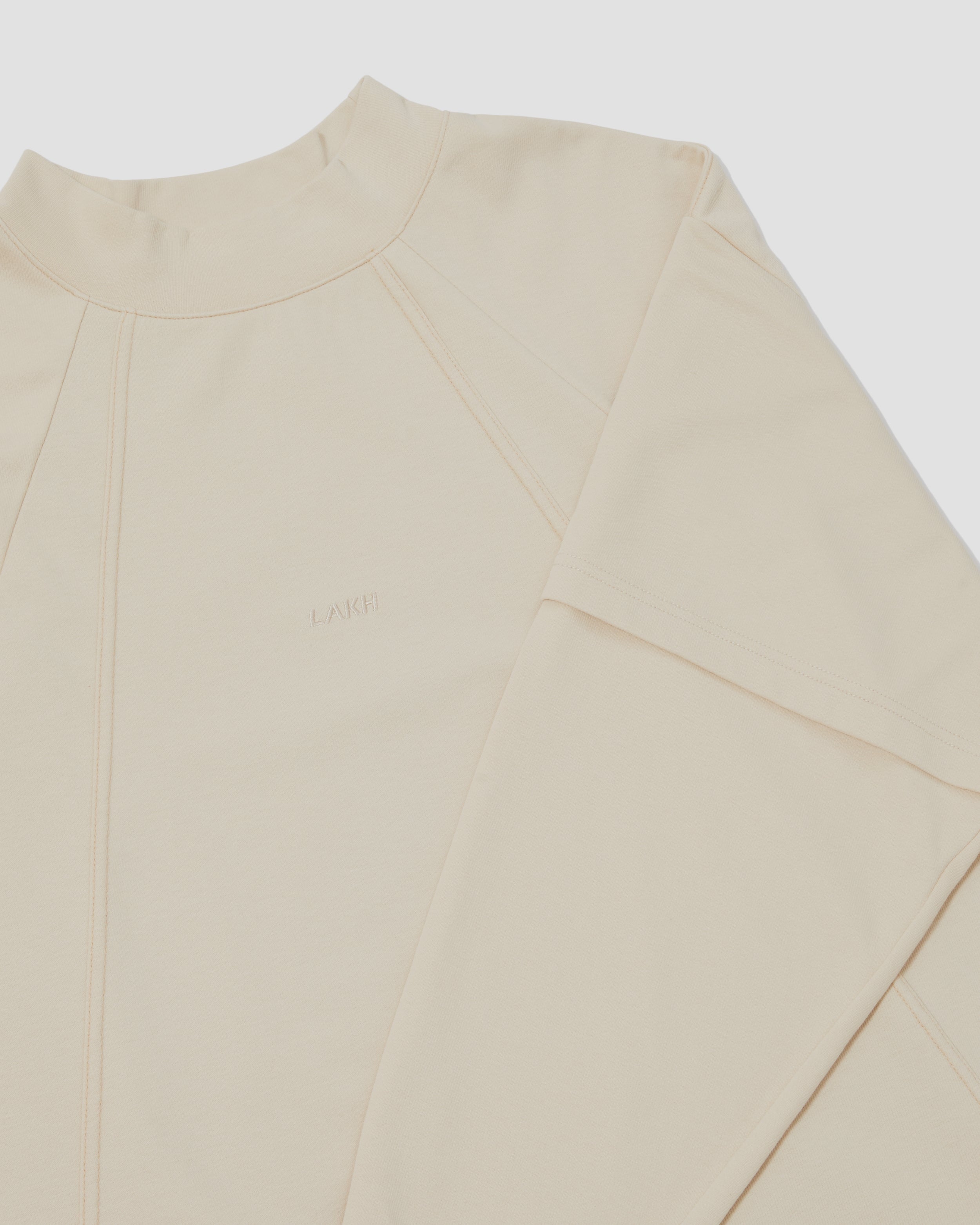 Zipper Layer L/S Tee - Sand