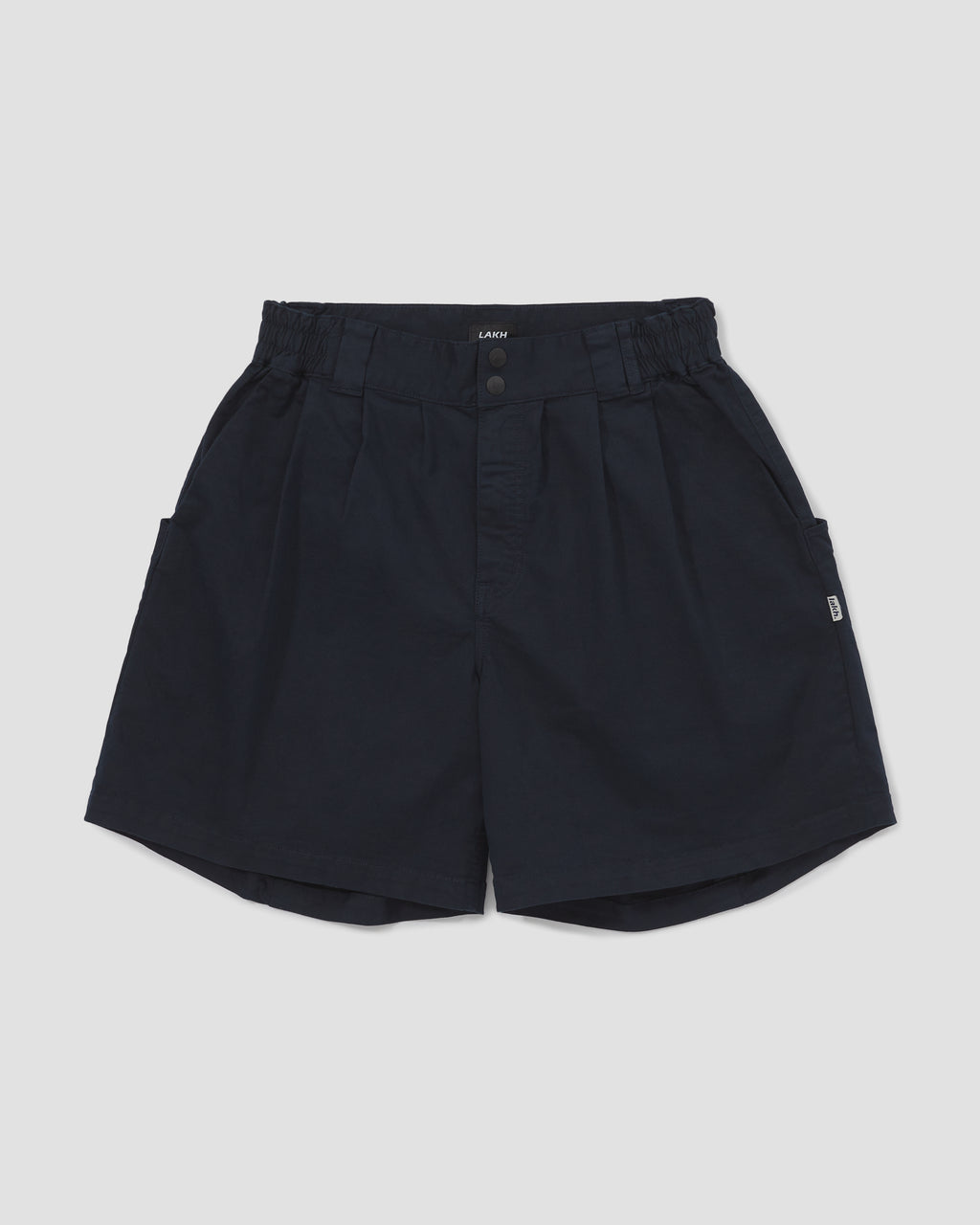Wide Cut 1/2 Pants -Navy