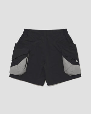 5 Panel Pockets Shorts - Black