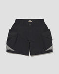 5 Panel Pockets Shorts - Black