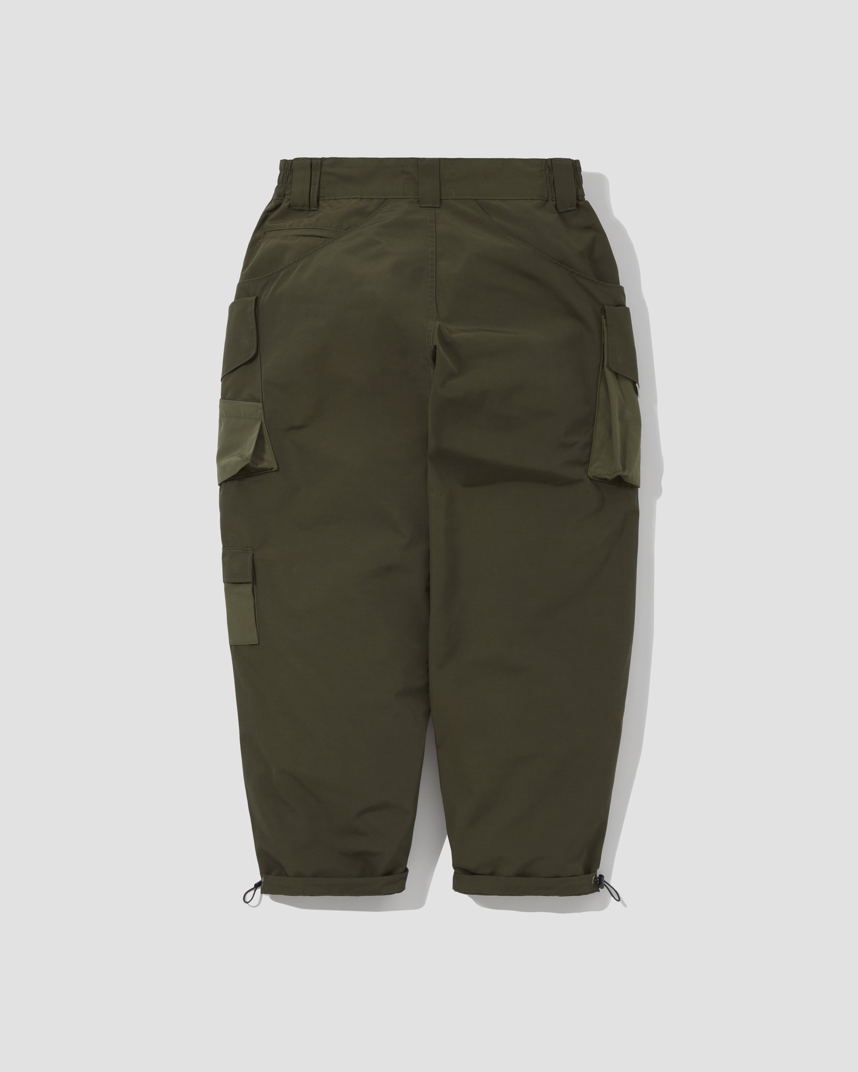 Slanted Pockets Cargo Pants - Nylon Olive