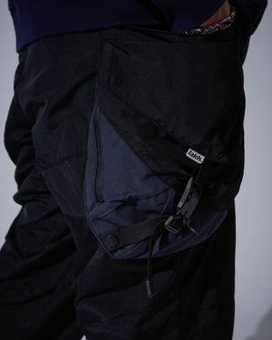 5 Panel Pockets Pants - Black
