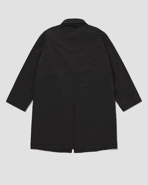 Functional Soutien Collar Coat - Black