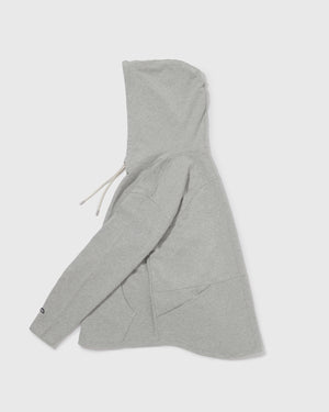 Knitted Hoodie - Light Grey