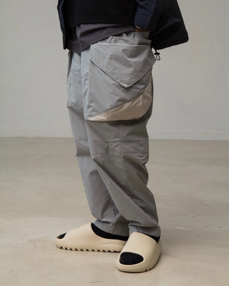 Five Panel Pockets Pants - Nylon Grey