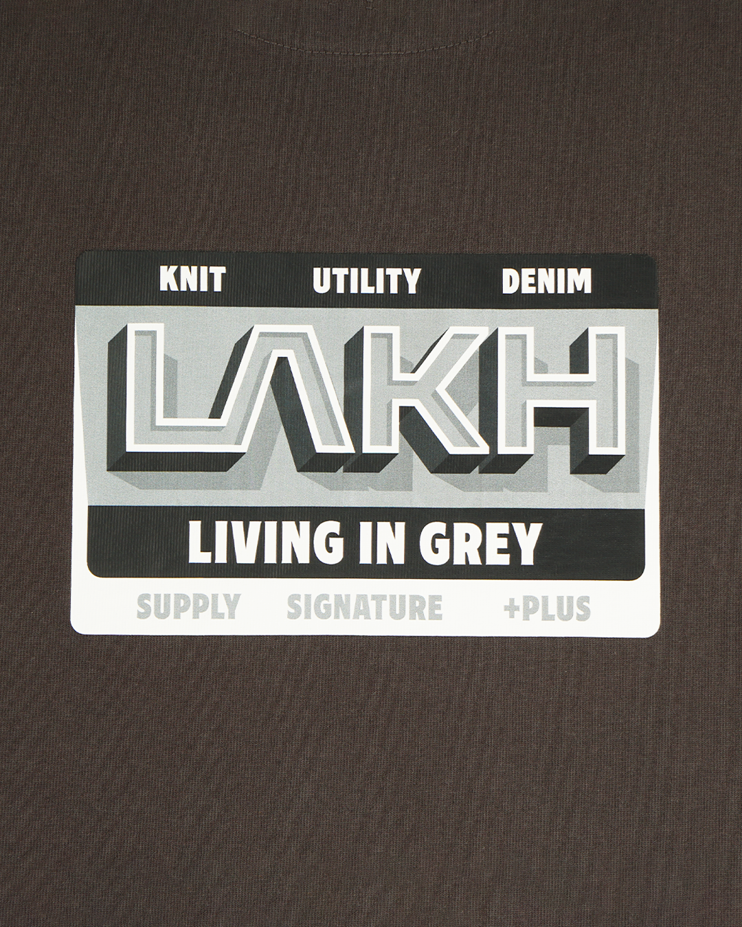 5TH X KATOL Logo Tee - Dark Grey