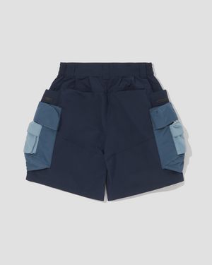 Patch Pockets Utility Shorts - Navy