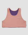 Knitted Reversible Tank Top - Rose