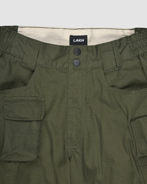 Classic Ten Pockets Cargo Shorts - Ripstop Olive